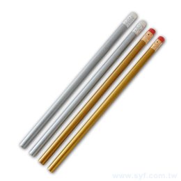 鉛筆-烤漆筆桿印刷原木環保禮品-橡皮擦頭廣告筆-工廠客製化印刷贈品筆