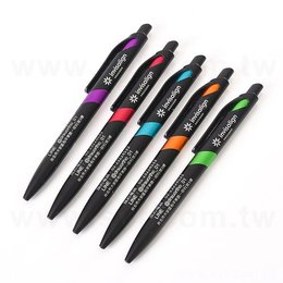 廣告筆-消光霧面黑色筆管禮品-單色原子筆-採購客製印刷贈品筆