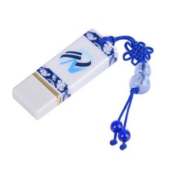 隨身碟-中國風印刷青花瓷USB-陶瓷隨身碟-花色盒裝圖騰印刷包裝-採購推薦股東會紀念品
