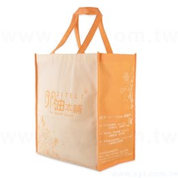 不織布環保購物袋-厚度80G-尺寸W32xH40xD20cm-雙面單色印刷