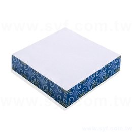 方型紙磚-10x10x2.5cm四面彩色印刷-內頁無印刷便條紙