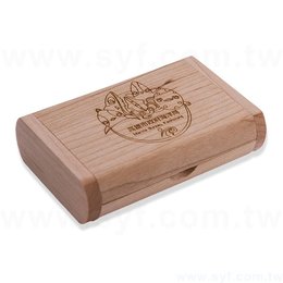 環保隨身碟-原木禮贈品USB可加購掀蓋式木盒-客製隨身碟容量-工廠客製化印刷推薦禮品