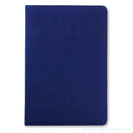 25K精裝工商日誌-羊絨中藍裱厚版萬用手冊-可客製化內頁及印LOGO