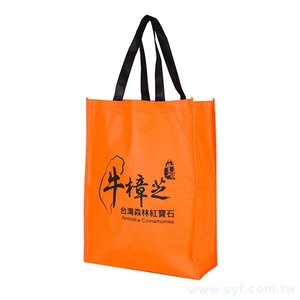 不織布環保購物袋-厚度80G-尺寸W34xH44xD14cm-雙面單色可客製化印刷