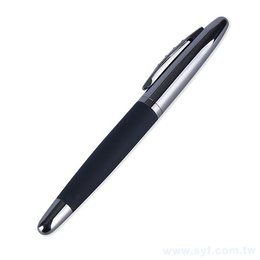 廣告純金屬筆-開蓋式霧黑質感筆桿原子筆