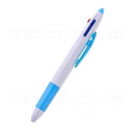廣告筆-三色廣告筆禮品-採購客製logo印刷贈品筆