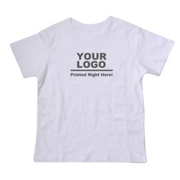 精梳棉圓領短袖T-Shirt多色可選-可客製化衣服訂作/印刷企業LOGO或宣傳標語-童款