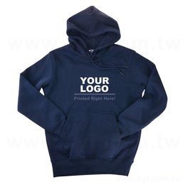 長袖CVC連帽T-shirt(內刷毛)-可客製化衣服訂作/印刷企業LOGO或宣傳標語