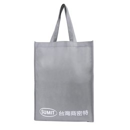不織布環保購物袋-厚度90G-尺寸W35xH45xD9cm-單面單色印刷-推薦