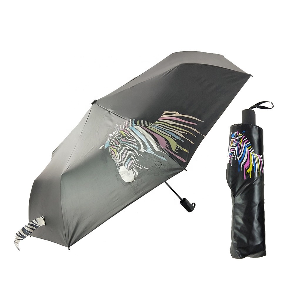 傘徑96cm,UV塗層春亞紡,橡膠塗層手把,8骨摺疊廣告傘