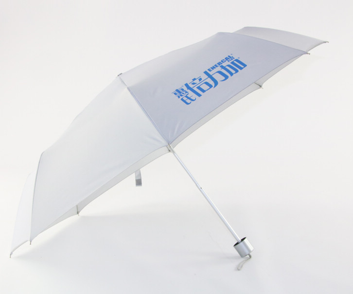 傘徑97cm,190T聚酯纖維/春亞紡,橡膠手把,8骨摺疊廣告傘