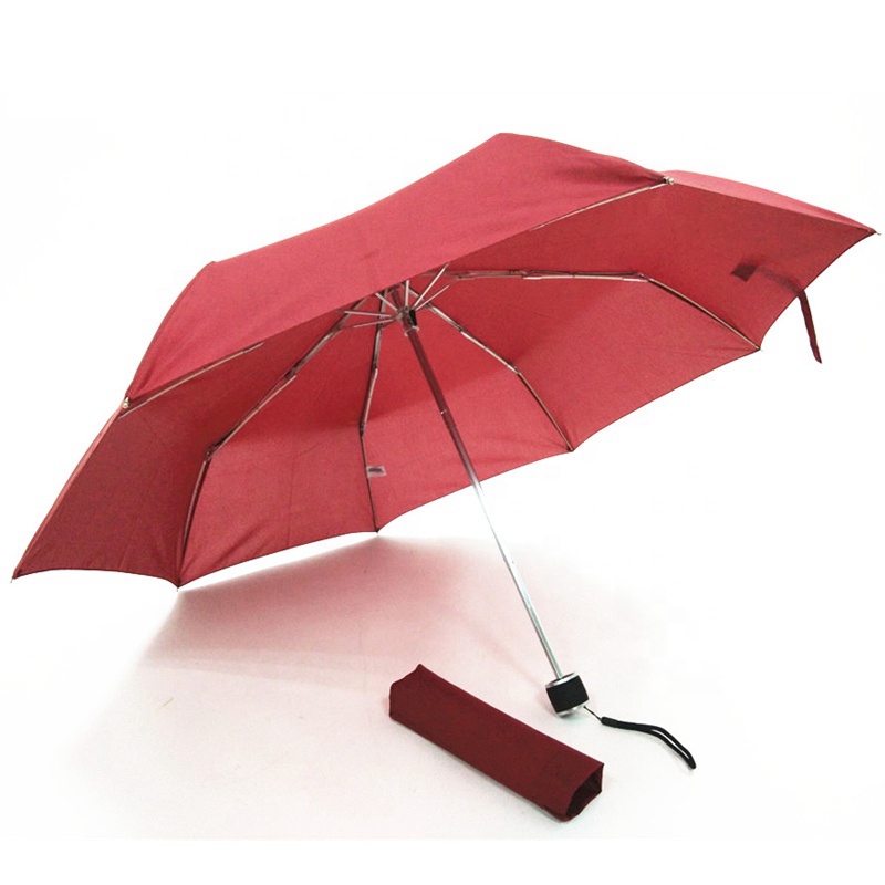 傘徑96cm,190T春亞紡,橡膠塗層手把,8骨摺疊廣告傘