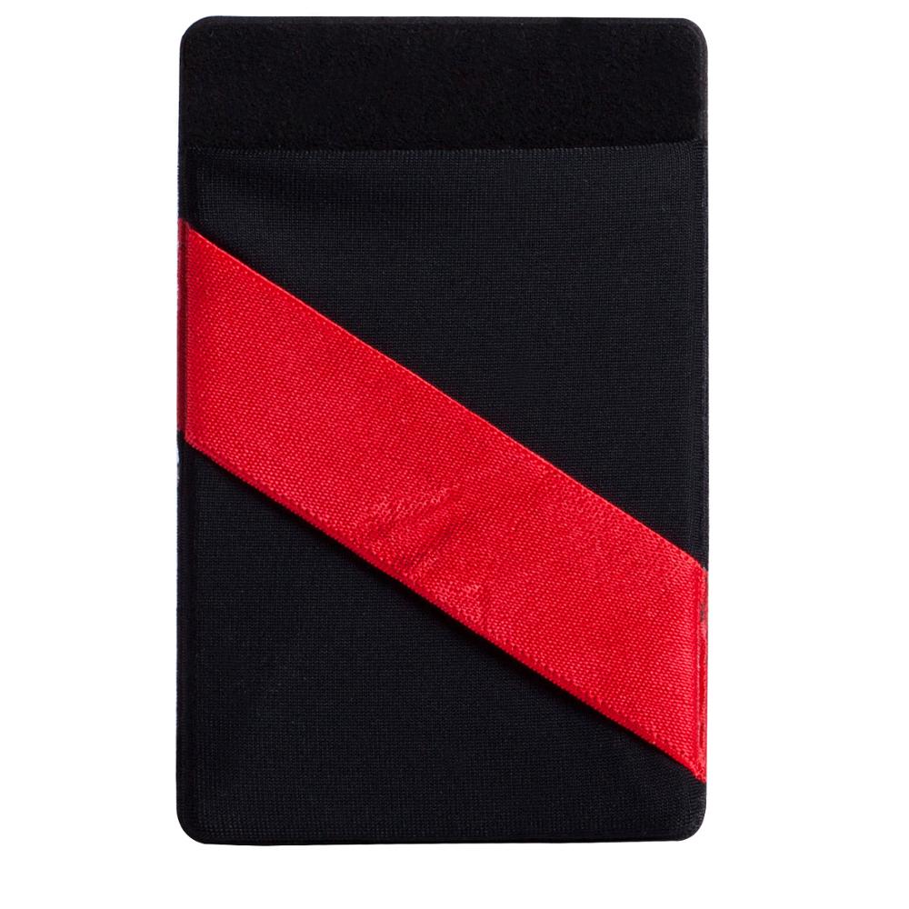 9*5.5cm,PU,黑/紅悠遊卡 背貼卡套